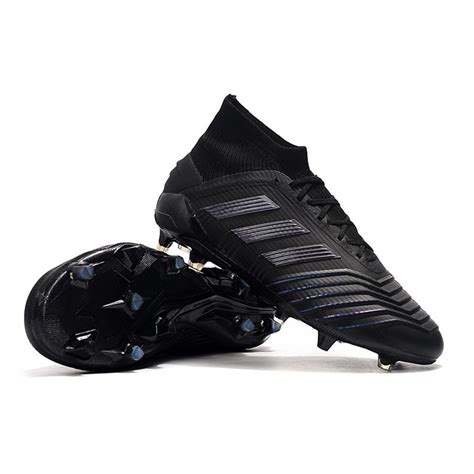 Adidas Predator 19.4 Soccer Shoes Cleats Black Men's Size 6 